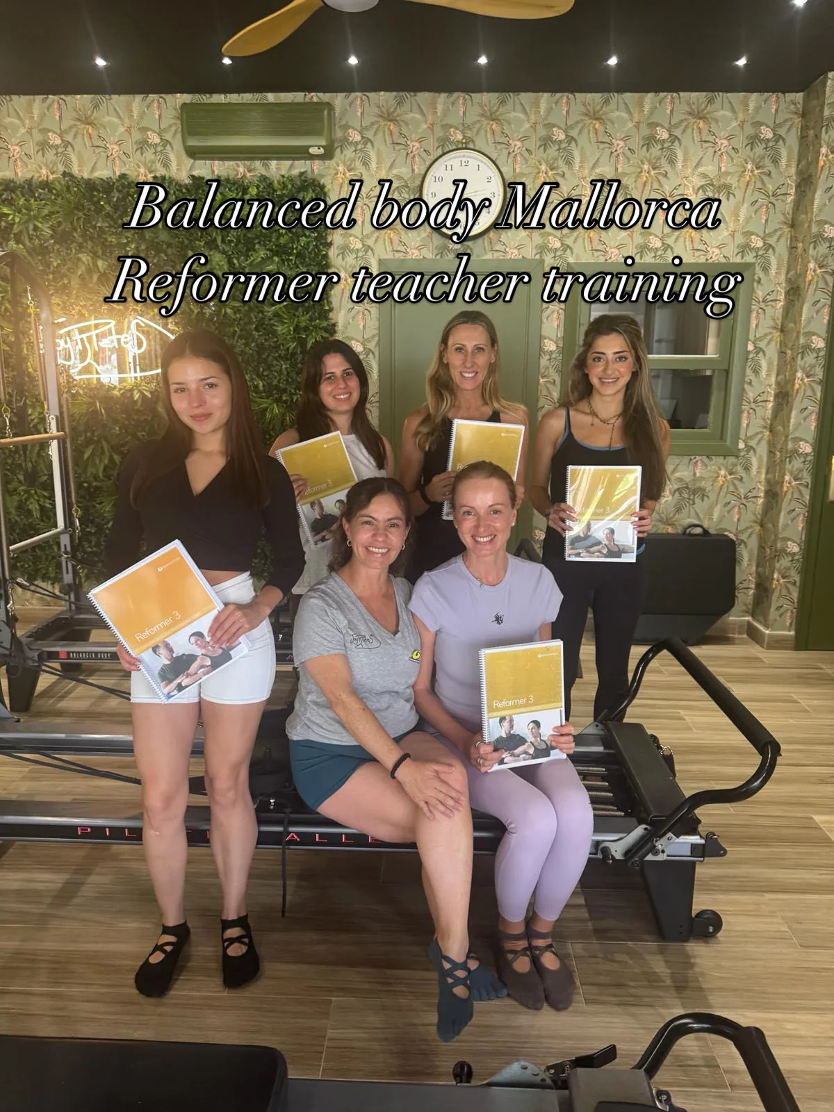 Curso de formación intensivo de Reformer en Mallorca realizado por Joy Pilates en junio de 2026